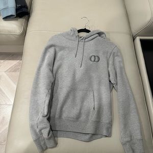 Dior Grey Essentials Hoodie- Men